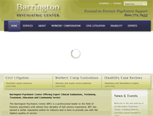 Tablet Screenshot of barringtoncenter.com